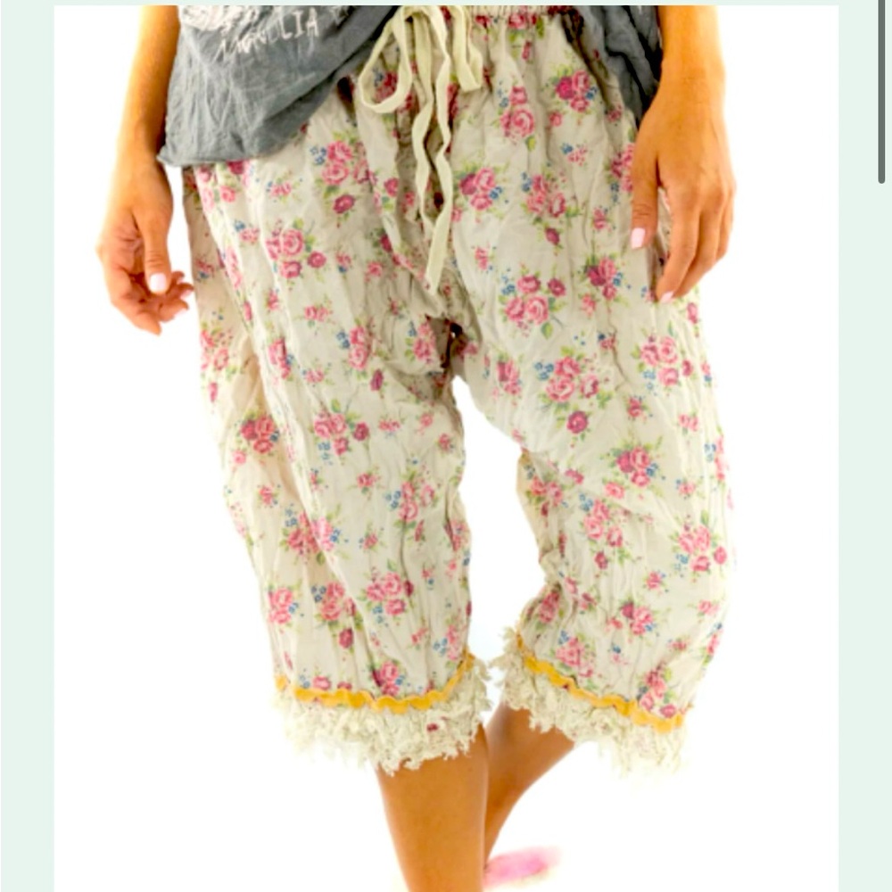 Magnolia Pearl Grady Bloomers in vintage “Collette” floral dusty rose